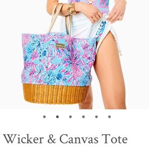 Lily Pulitzer GWP tote Bag celestial blue seek and sea NWT